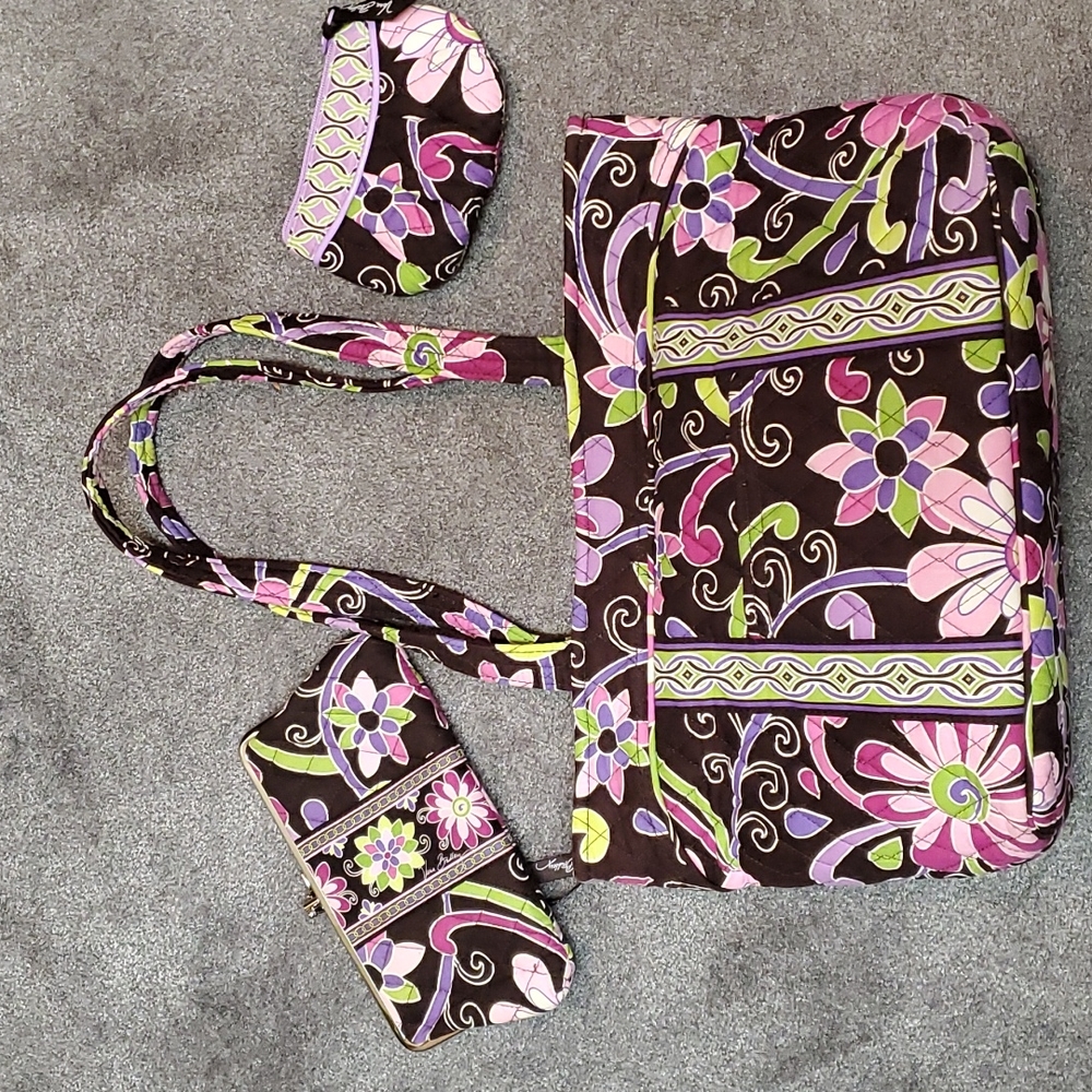 Vera Bradley purse, wallet and mini-bag